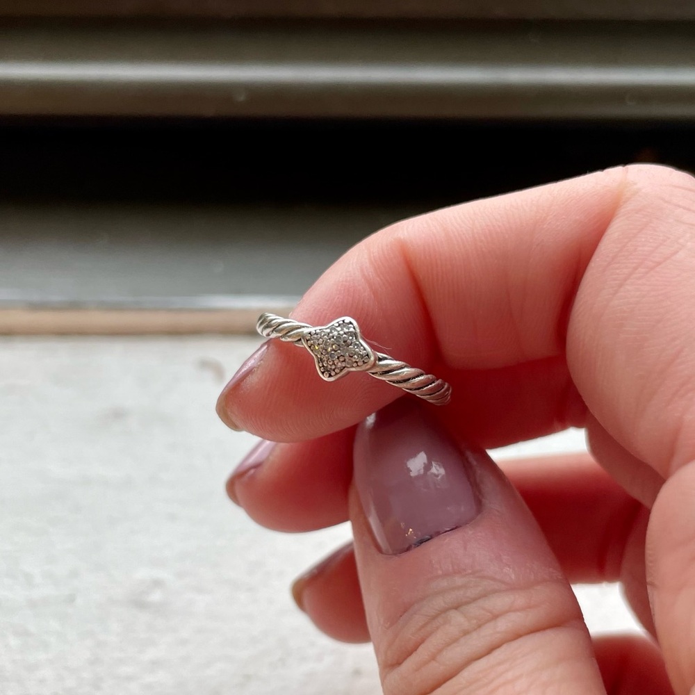 David Yurman Quatrefoil Stack Ring